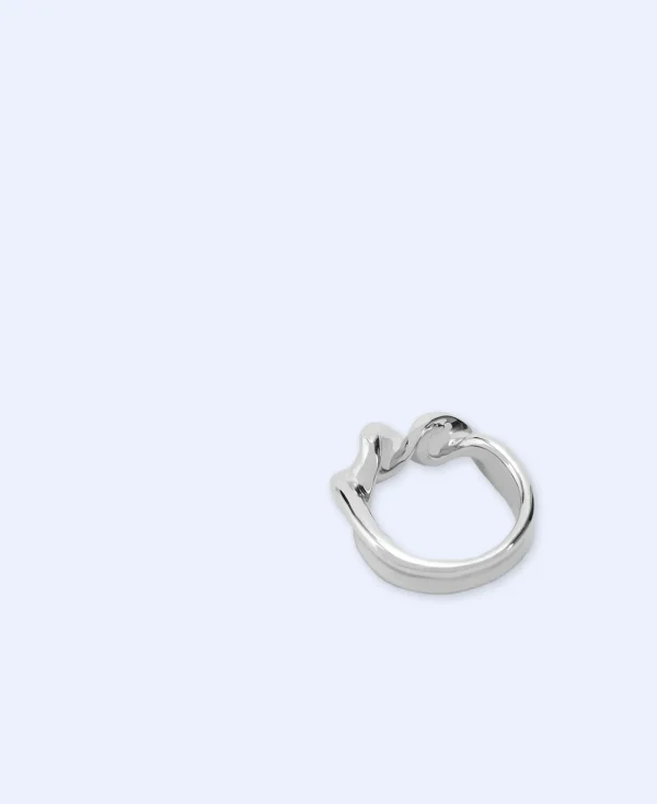 Adolfo Dominguez Bijuteria*Bague A Motif Torsion Argente
