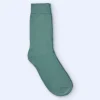 Adolfo Dominguez Chaussettes*Chaussettes Basiques A Logo Imprime Bleu Vert