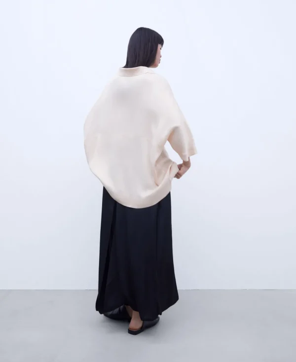 Adolfo Dominguez Chemises Et Tops*Chemise Ample A Manches Japonaises Creme