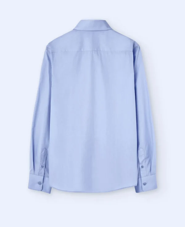 Adolfo Dominguez Chemises*Chemise En Coton Biologique Bleu Ciel