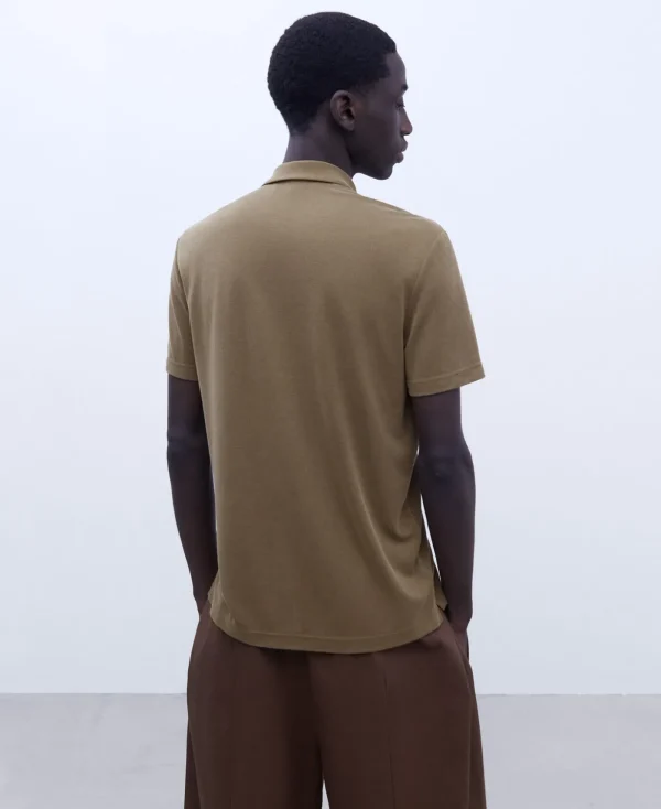 Adolfo Dominguez T-Shirts Et Polos*Chemise En Modal Kaki