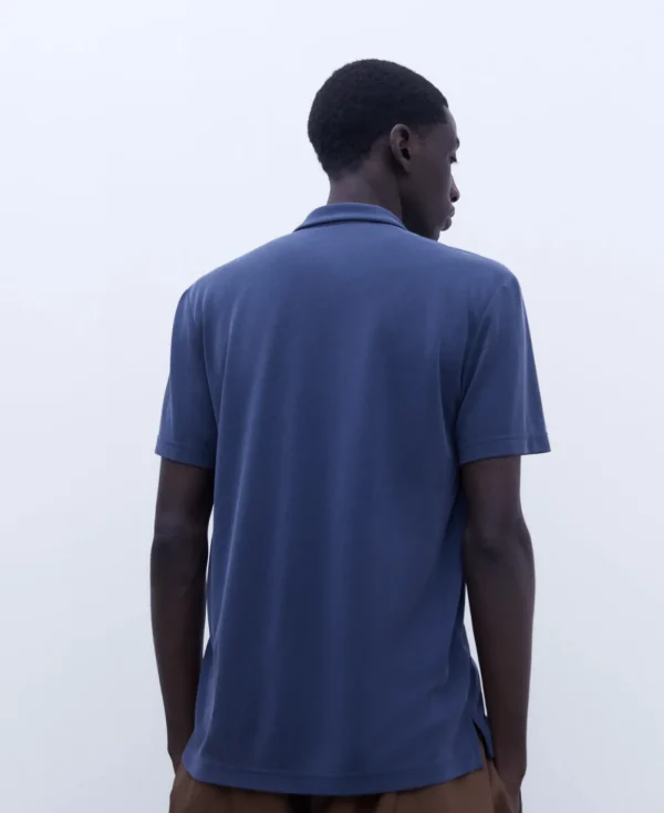 Adolfo Dominguez T-Shirts Et Polos*Chemise En Modal Bleu Marine