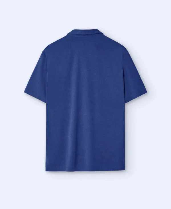 Adolfo Dominguez T-Shirts Et Polos*Chemise En Modal Bleu Marine