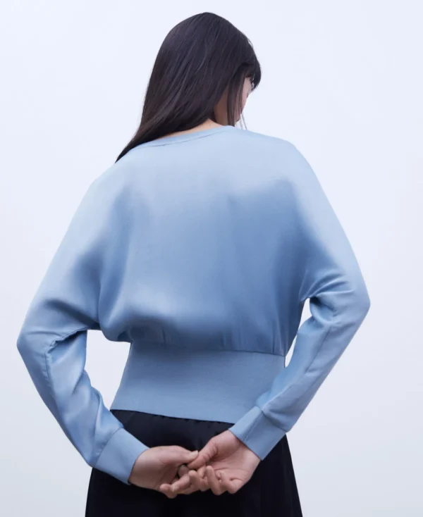 Adolfo Dominguez Chemises Et Tops*Chemise Fluide A Manches Japonaises Gris