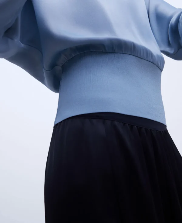 Adolfo Dominguez Chemises Et Tops*Chemise Fluide A Manches Japonaises Gris