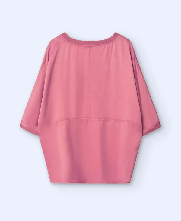 Adolfo Dominguez Chemises Et Tops*Chemise Fluide En Viscose Rose