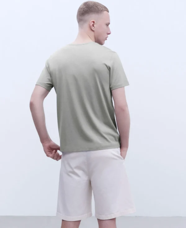 Adolfo Dominguez T-Shirts Et Polos*Chemise Regular Fit En Lyocell Et Coton Gris Clair