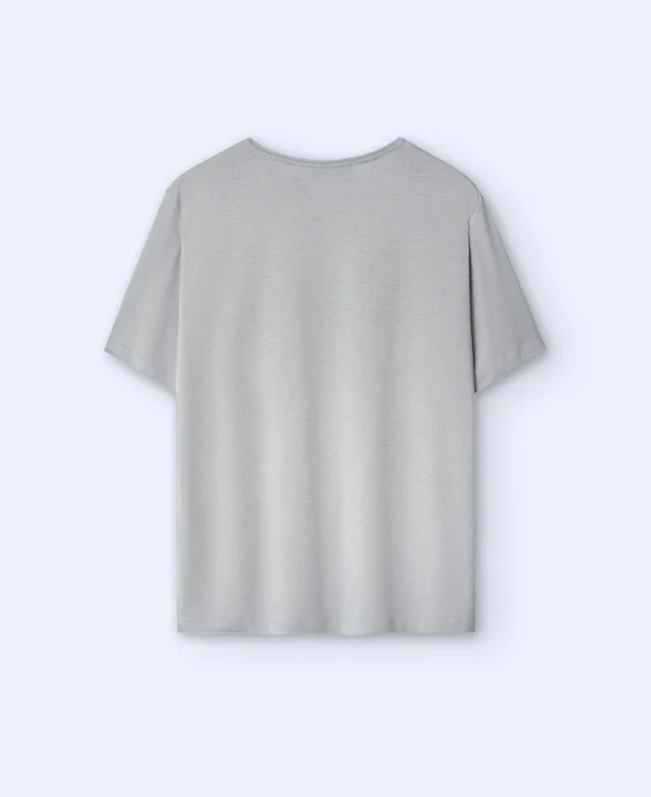 Adolfo Dominguez T-Shirts Et Polos*Chemise Regular Fit En Lyocell Et Coton Gris Clair