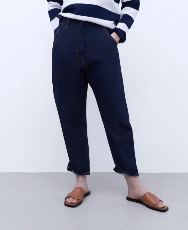 Adolfo Dominguez Pantalons*Jean En Coton Biologique Bleu Denim