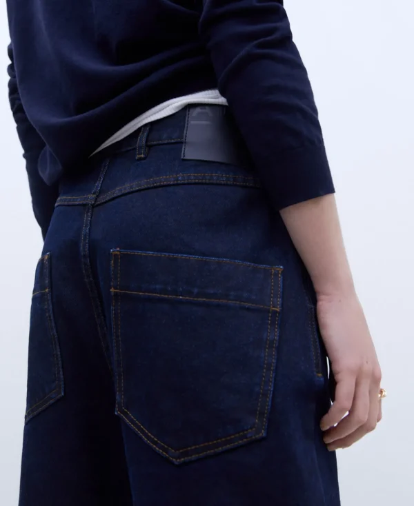 Adolfo Dominguez Pantalons*Jean En Coton Biologique Bleu Denim