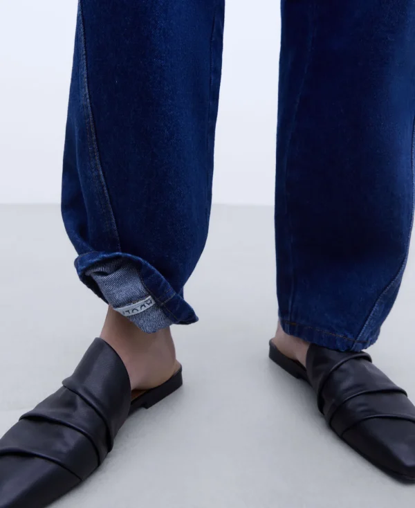 Adolfo Dominguez Pantalons*Jeans En Coton Bleu Denim