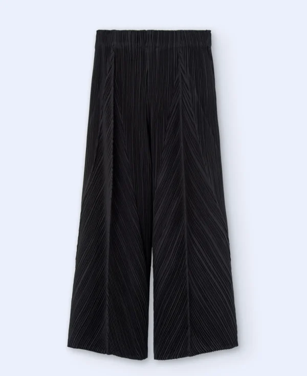 Adolfo Dominguez Pantalons*Pantalon Ample En Tissu Froisse Noir