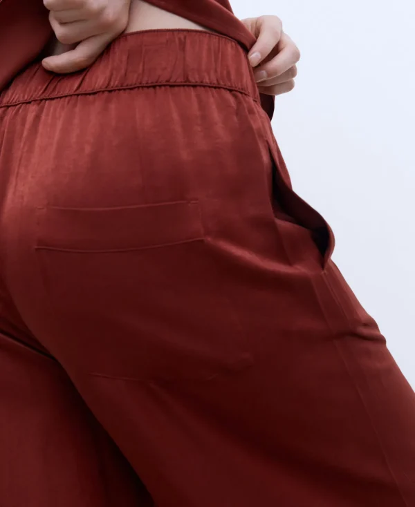 Adolfo Dominguez Pantalons*Pantalon Coupe Droite Tuile