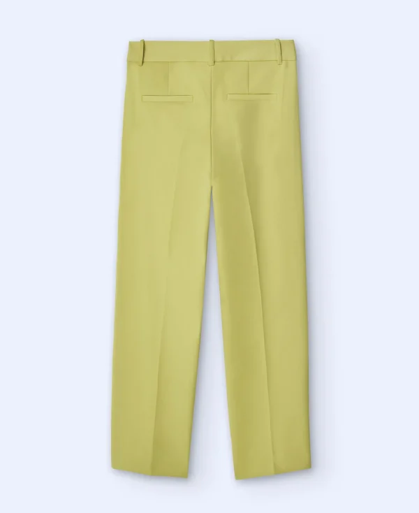 Adolfo Dominguez Pantalons*Pantalon Coupe Droite Jaune Fonce