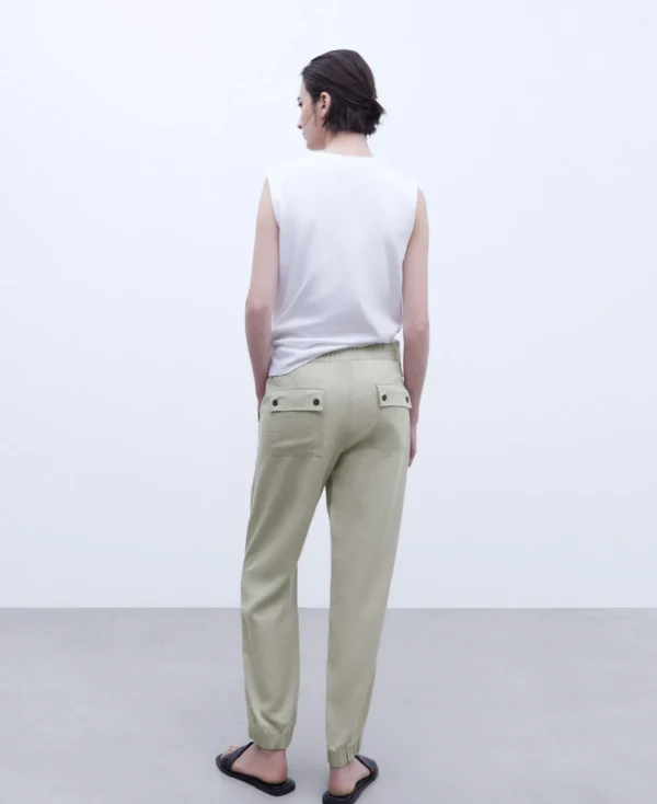 Adolfo Dominguez Pantalons*Pantalon Jogger En Lyocell De Lenzig™ Pierre