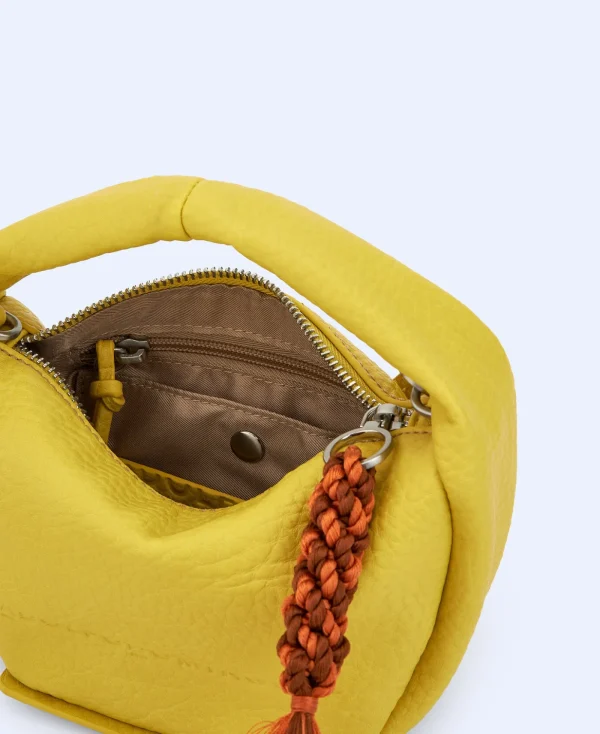 Adolfo Dominguez Sacs*Petit Sac A Bandouliere En Polyester Recycle Jaune