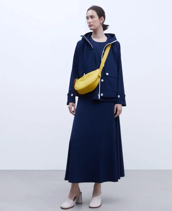 Adolfo Dominguez Sacs*Petit Sac A Bandouliere En Matiere Recyclee Jaune