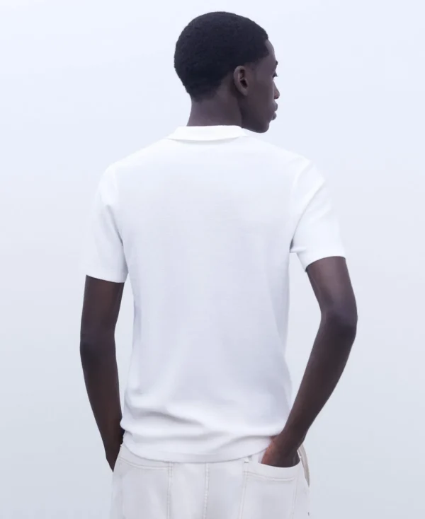 Adolfo Dominguez T-Shirts Et Polos*Polo Regular Fit Sans Boutons Naturel