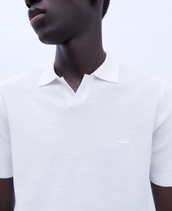 Adolfo Dominguez T-Shirts Et Polos*Polo Regular Fit Sans Boutons Naturel