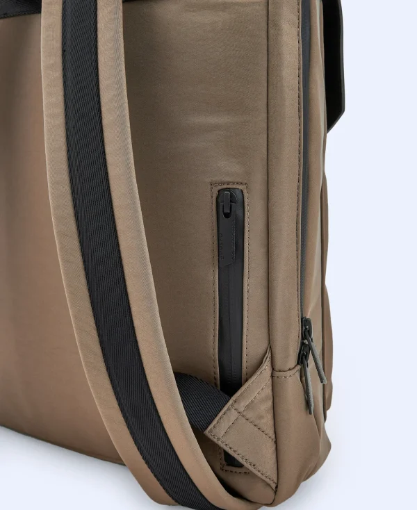 Adolfo Dominguez Sacs*Sac A Dos En Polyester Recycle Marron