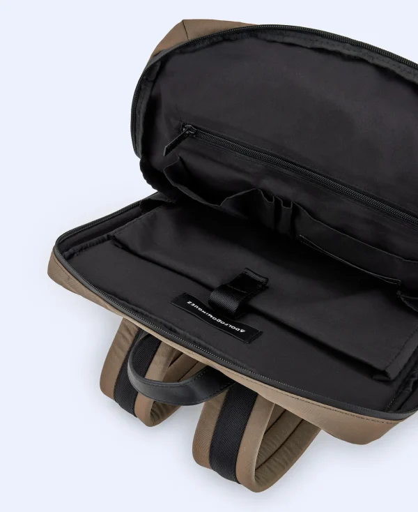 Adolfo Dominguez Sacs*Sac A Dos En Polyester Recycle Marron