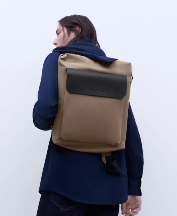 Adolfo Dominguez Sacs*Sac A Dos En Polyester Recycle Marron