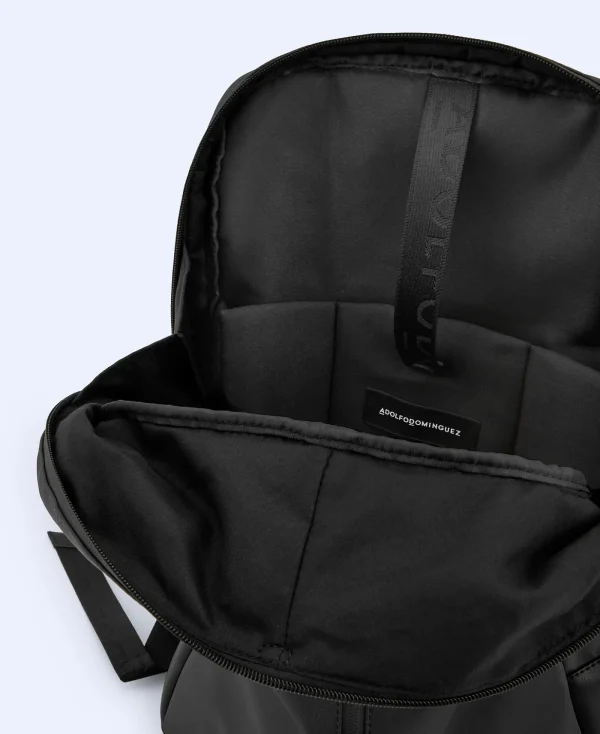 Adolfo Dominguez Sacs*Sac A Dos Zippe Sur Le Devant Gris/Noir