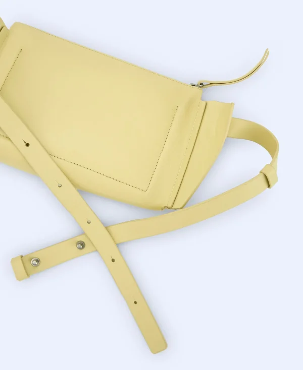 Adolfo Dominguez Sacs*Sac Banane Made In Spain Jaune