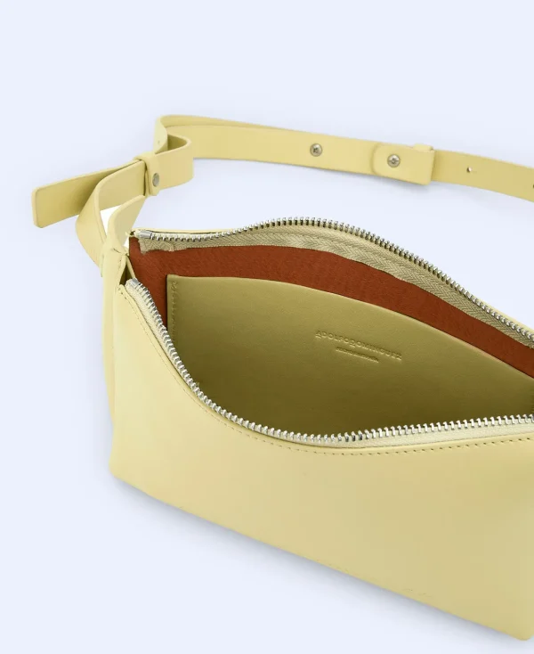 Adolfo Dominguez Sacs*Sac Banane Made In Spain Jaune
