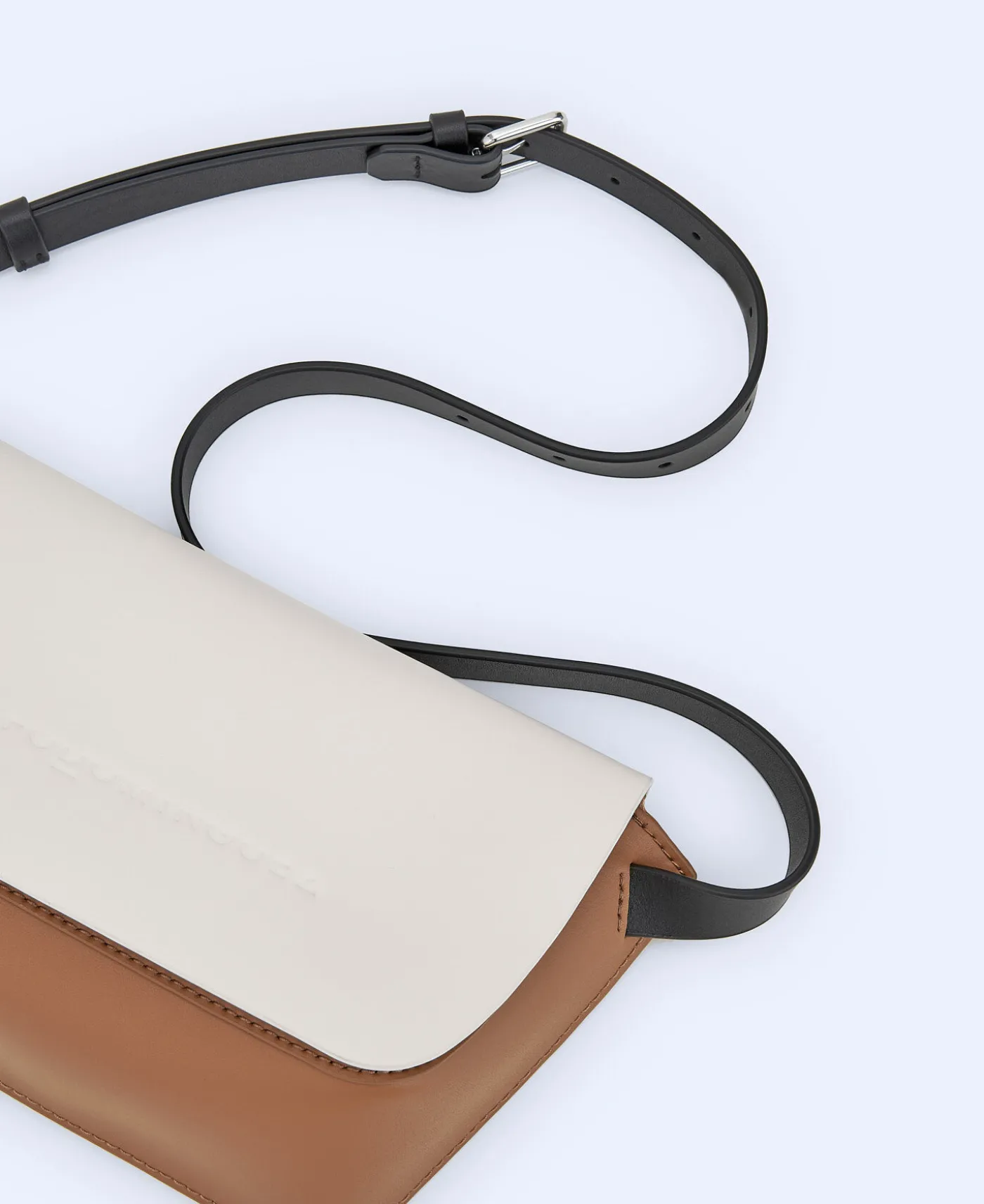 Adolfo Dominguez Sacs*Sac Banane Tricolore En Cuir De Vachette Multicolore