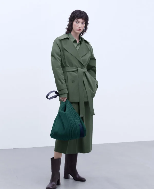 Adolfo Dominguez Sacs*Sac Cabas Ical En Crinkle Recycle Vert