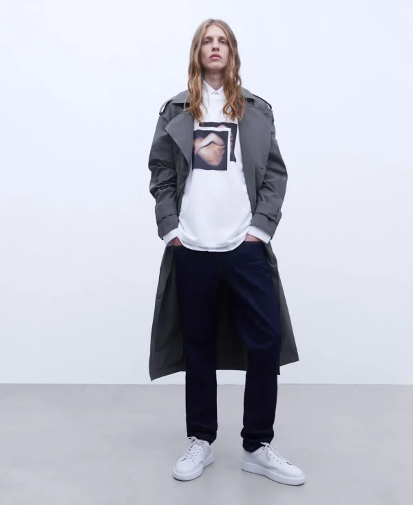 Adolfo Dominguez T-Shirts Et Polos*T-Shirt Oversize En Coton Biologique Blanc