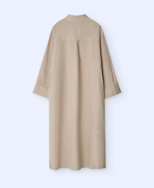 Adolfo Dominguez Robes & Combinaisons*Tunique En Lin Sable