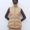 Adolfo Dominguez Vêtement D'Extérieur*Veste Sans Manches Matelassee Cintree Camel